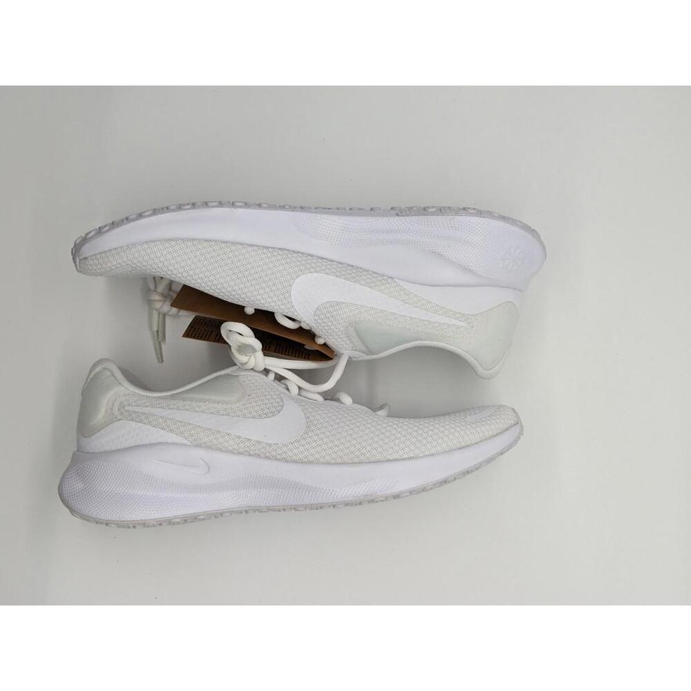 Nike Revolution 7 Athletic Shoes Triple White FB2208-100 Women's Size 9.5 New! - Picture 5 of 7